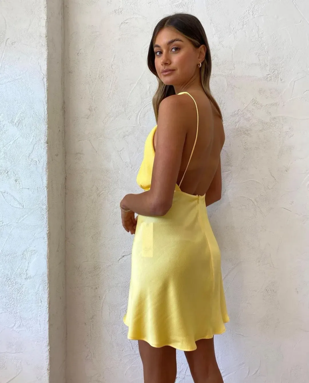 One Fell Swoop Audrey Mini in Bumble Bee Yellow Size 8 for rent on The Volte - main image
