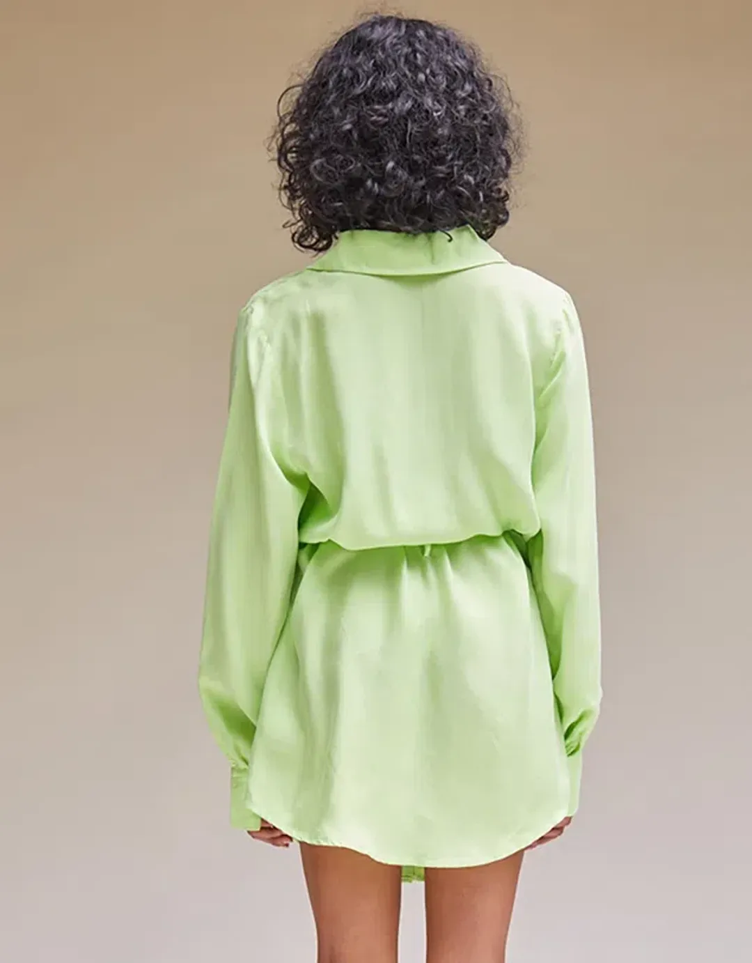 Suboo Sky Mini Shirt Dress Green Size S / Au 8 for rent on The Volte - main image