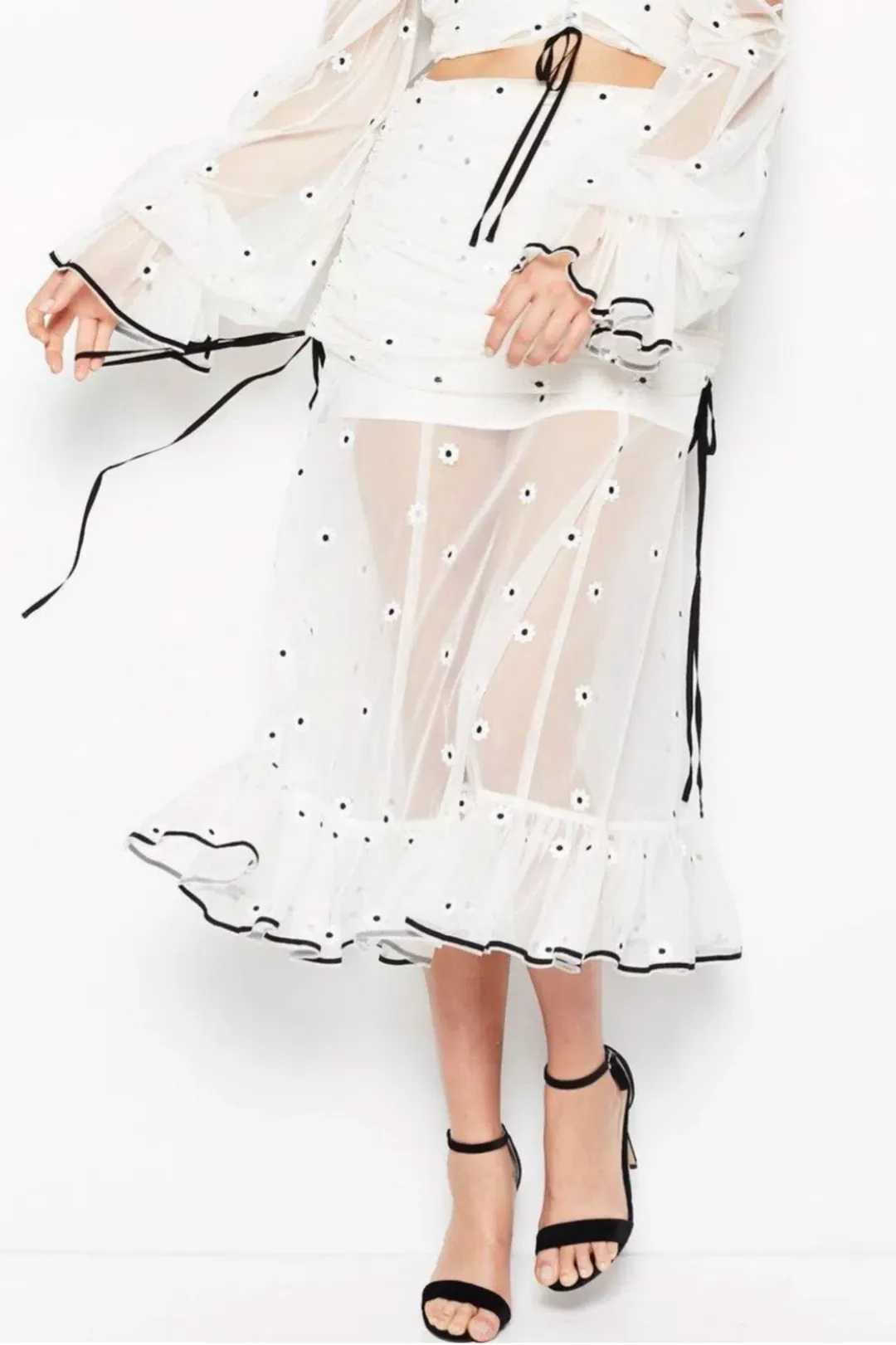 Alice McCall Le Lady Skirt White Size 6  for rent on The Volte - main image