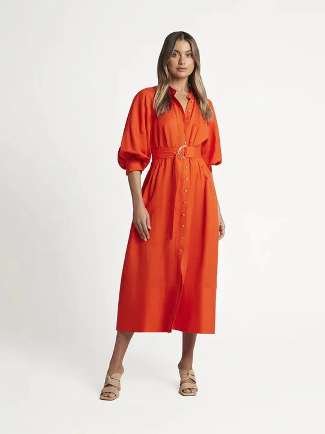 Sheike Piper Dress Tangerine Size 8 for rent on The Volte - main image