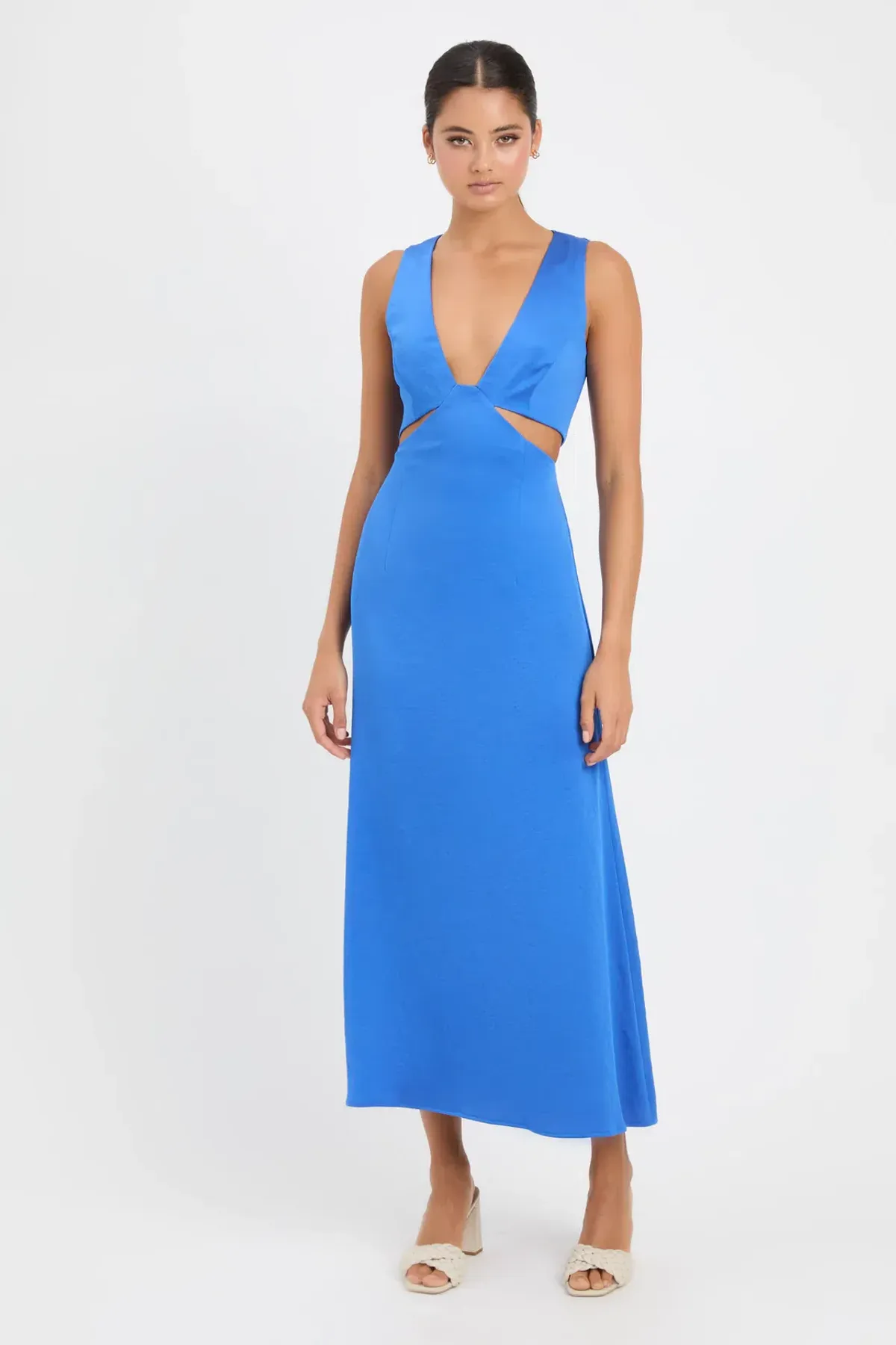Kookai Milan Cut Out Dress Sapphire Size 36 / Au 8 for rent on The Volte - main image