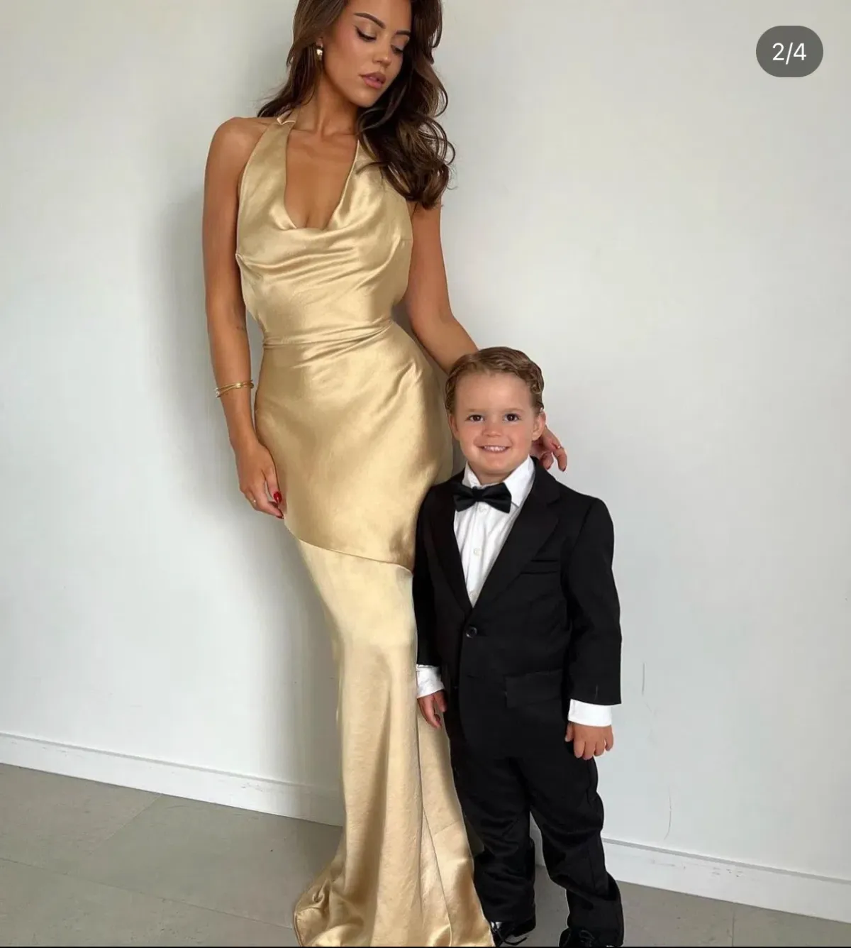 Arcina Ori Daniella Dress Gold Size XS / Au 6 for rent on The Volte - main image
