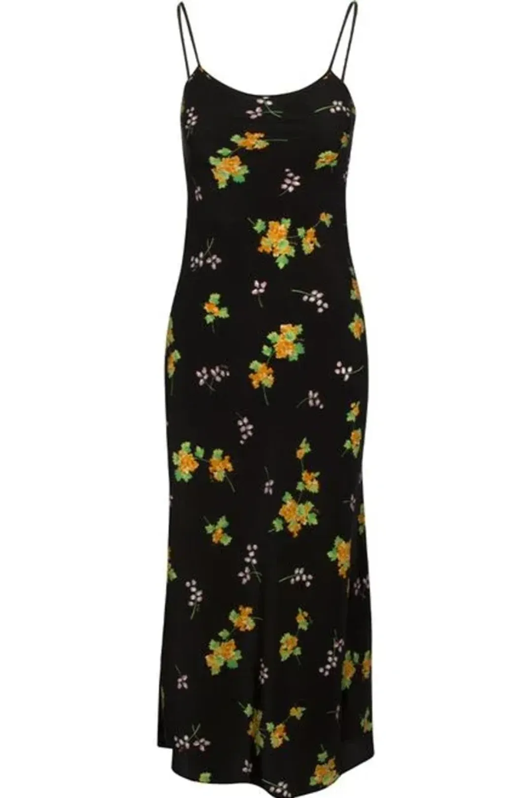 Realisation Par Phoebe Blossom Bias Slip Dress Black Size Small for rent on The Volte - main image