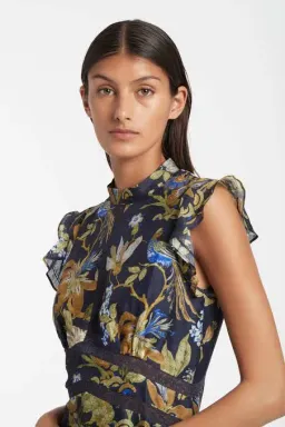 Sir the Label Lilian Tiered Gown Floral Size 0 / Au 6 for rent on The Volte - image 2