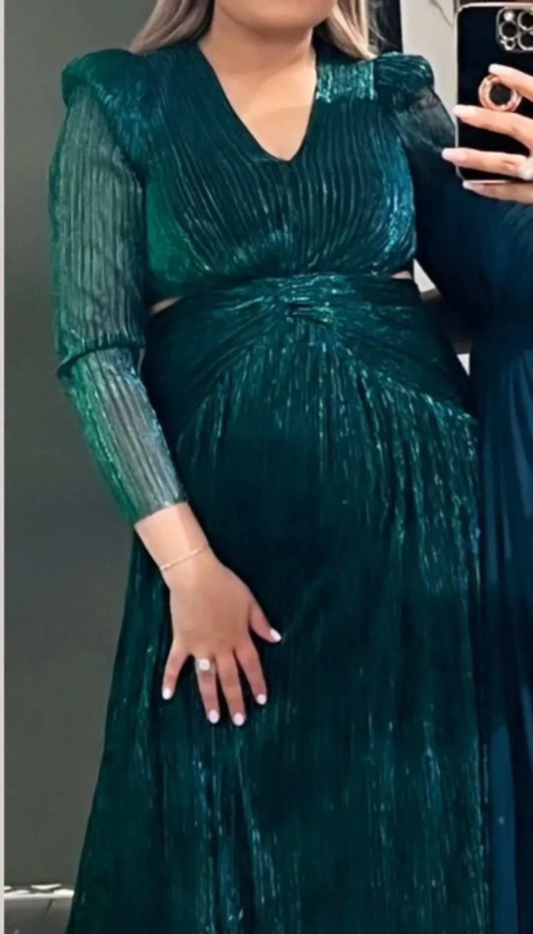 Sheike Millenium Dress Emerald Green Size 10 for rent on The Volte - main image
