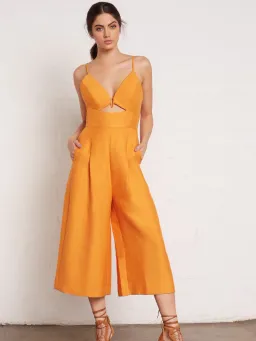 Sheike Oracle Jumpsuit Orange Size 10 for rent on The Volte - image 1