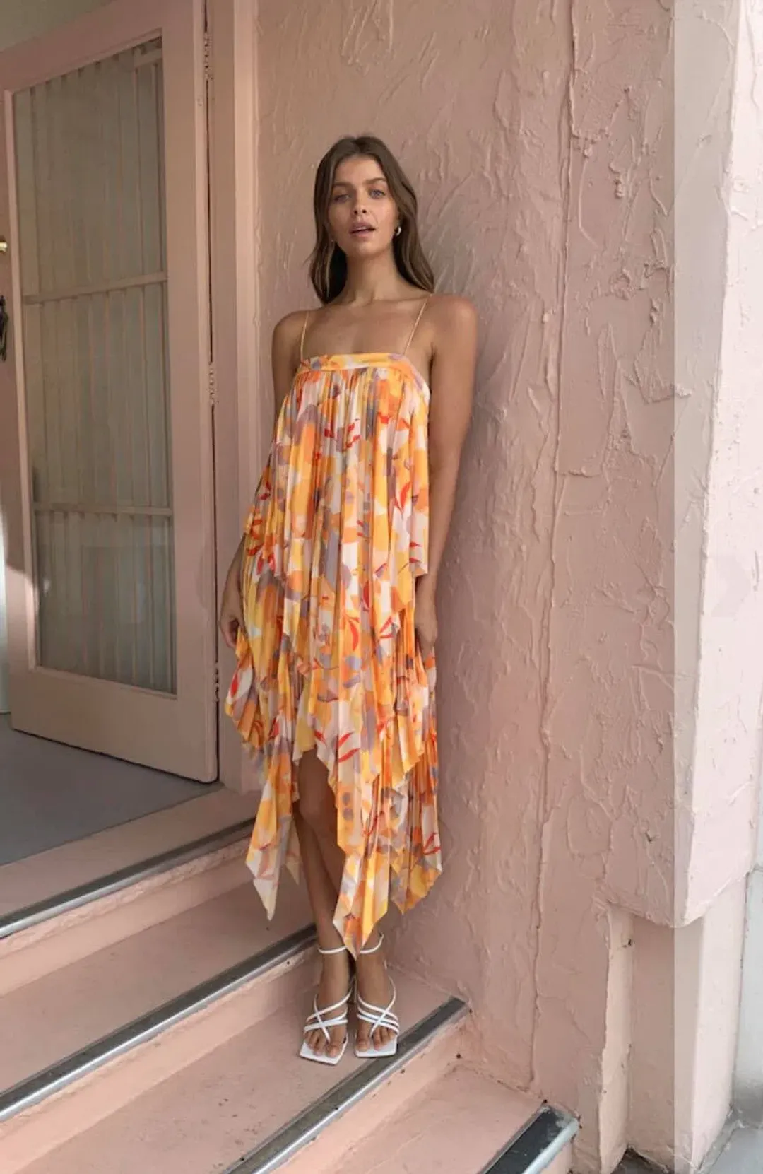 Acler Hooper Dress Print Size 8 for rent on The Volte - main image