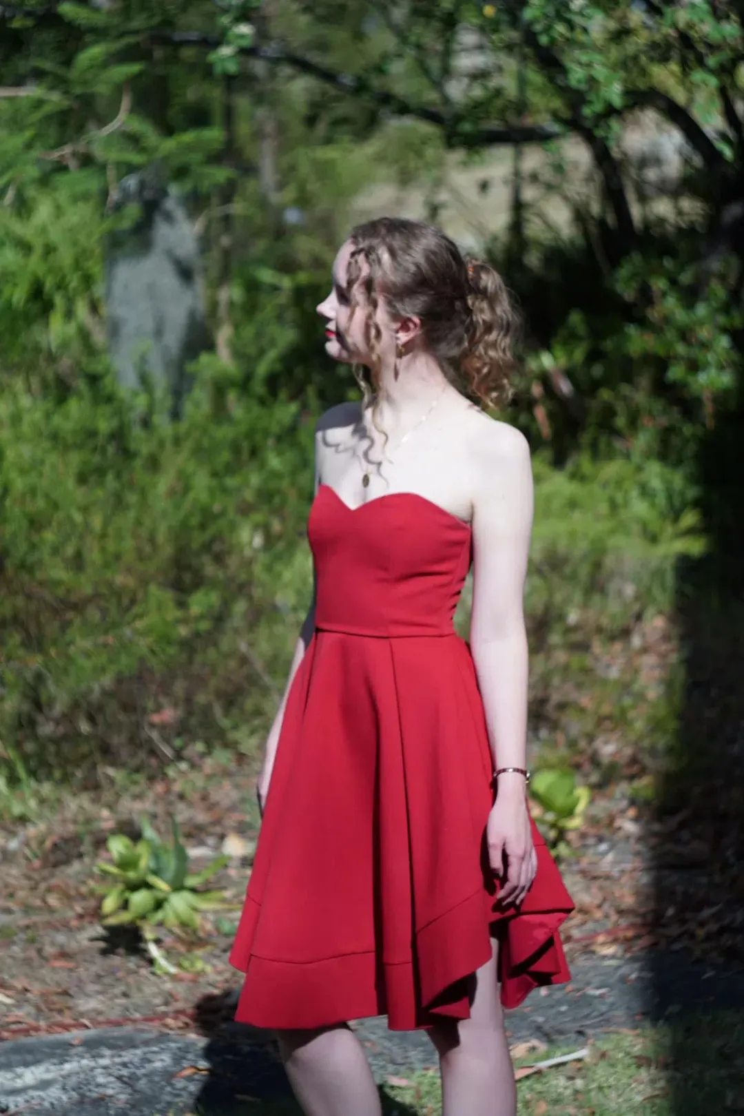 Pilgrim Midnight Chaos Dress in Red Size 6 for rent on The Volte - main image