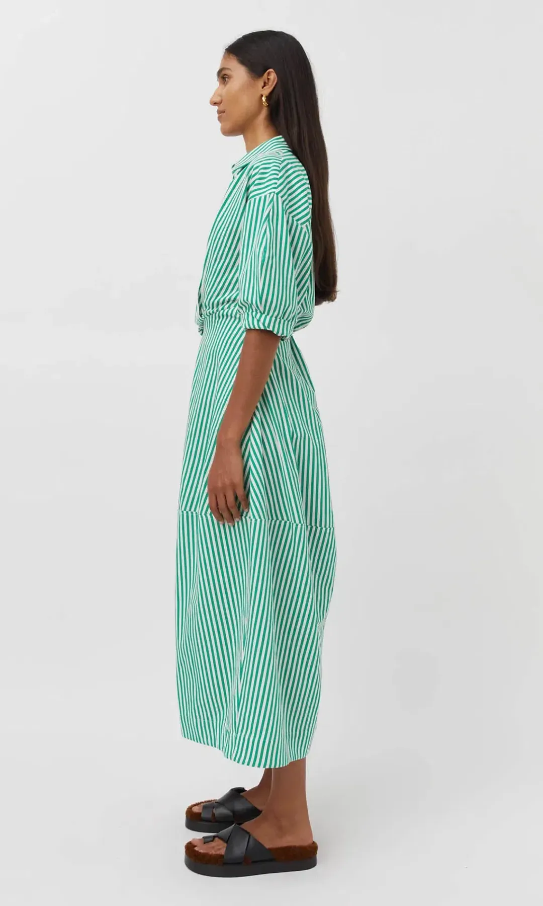 Camilla and Marc Flynn Cocoon Dress Green Size S/ Au 8 for rent on The Volte - main image
