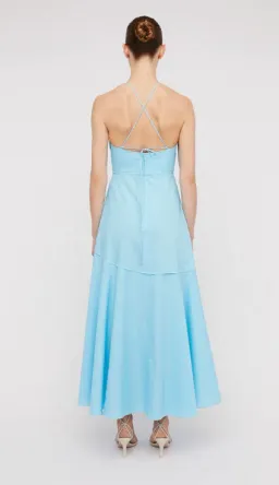 Scanlan Theodore Parachute Strappy Dress French Blue Size 6 / XS for rent on The Volte - image 3
