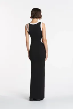 Sir the Label Evalina Cut Out Dress Black Size AU 6 for rent on The Volte - image 4