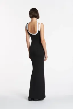 Sir the Label Evalina Cut Out Dress Black Size AU 10  for rent on The Volte - image 4