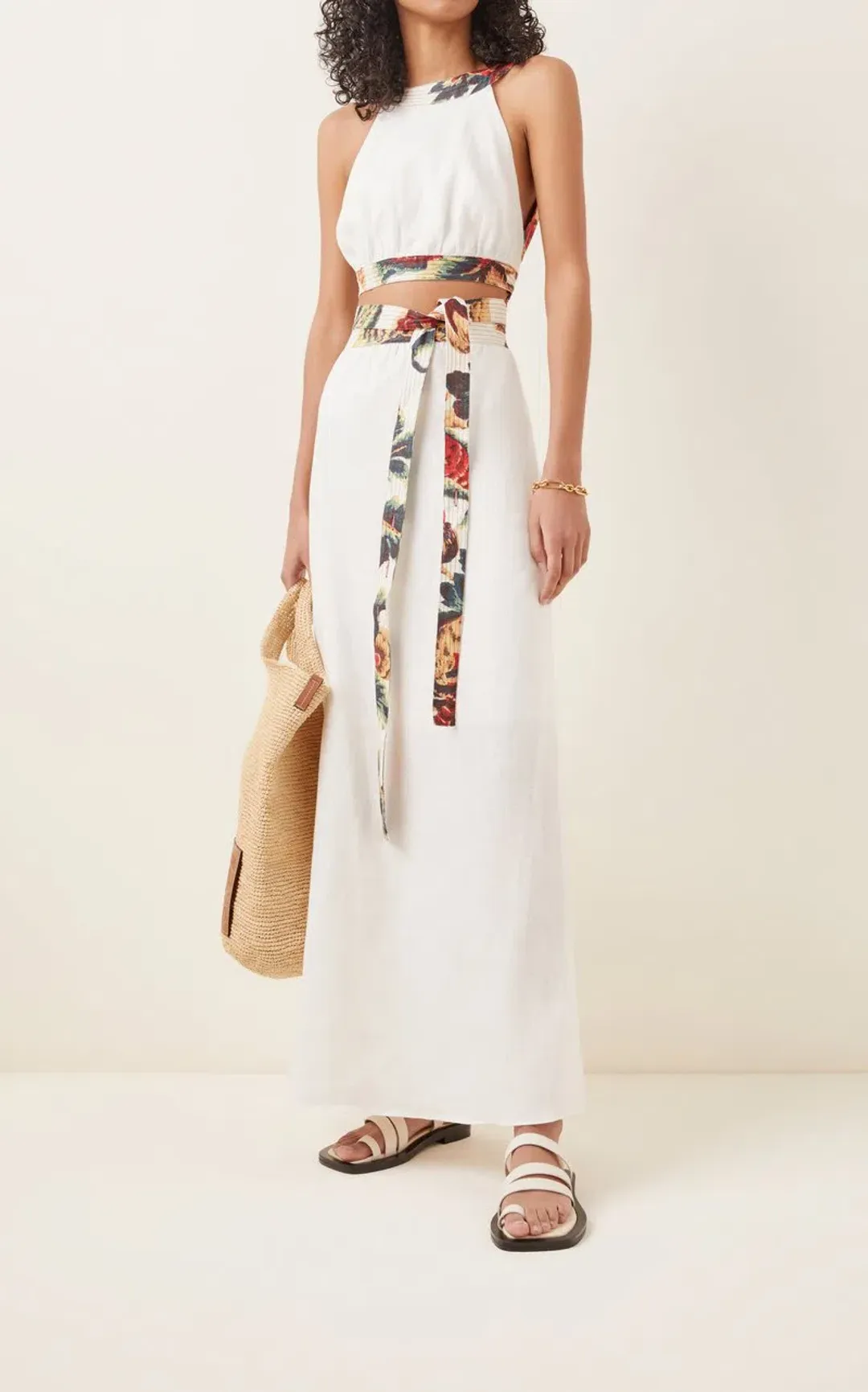 Sir the Label Ambroise Open Back Gown White Size 0 / AU 6 for rent on The Volte - main image