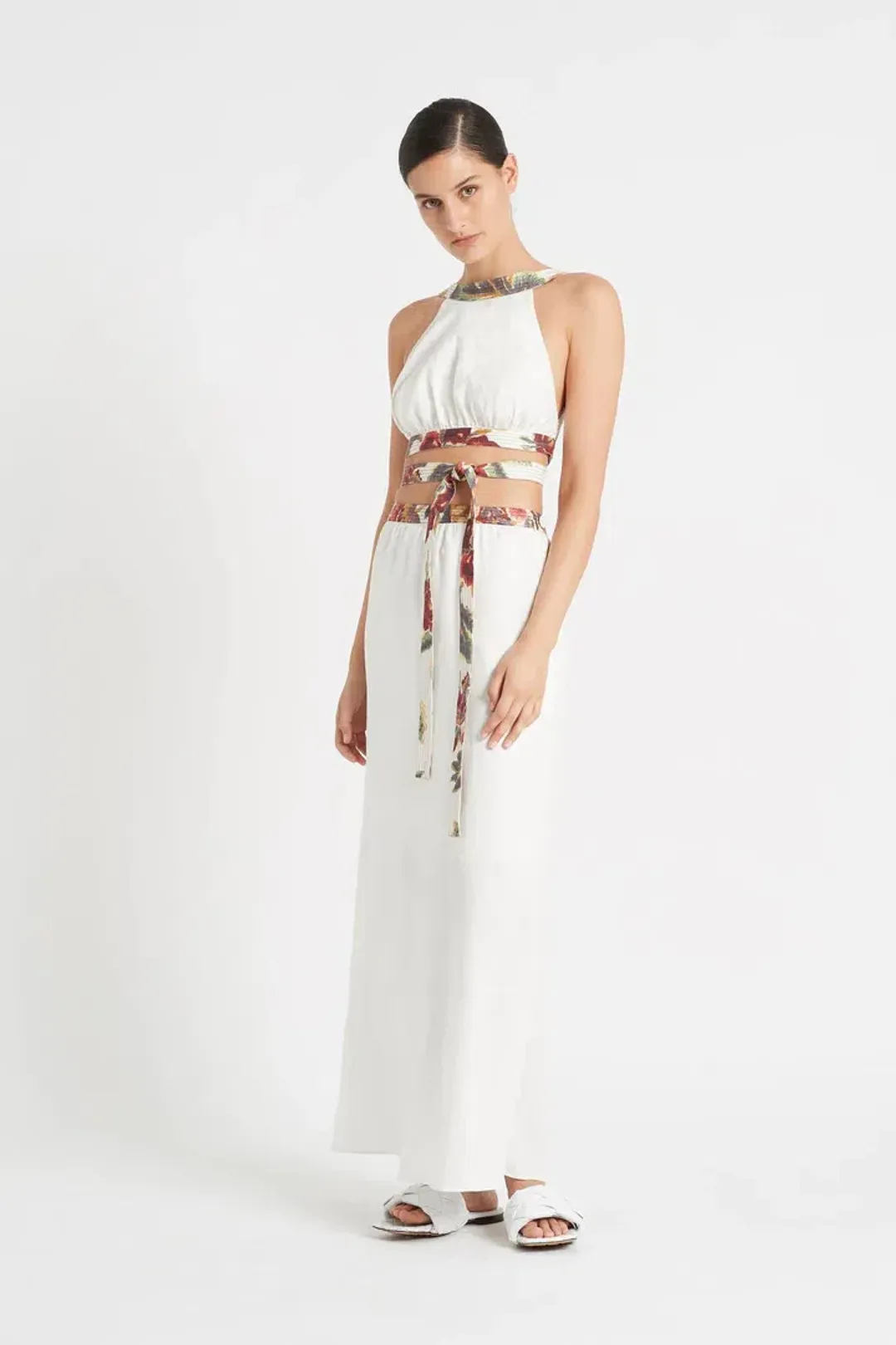 Sir the Label Ambroise Open Back Gown White Size 0 / AU 6 for rent on The Volte - main image