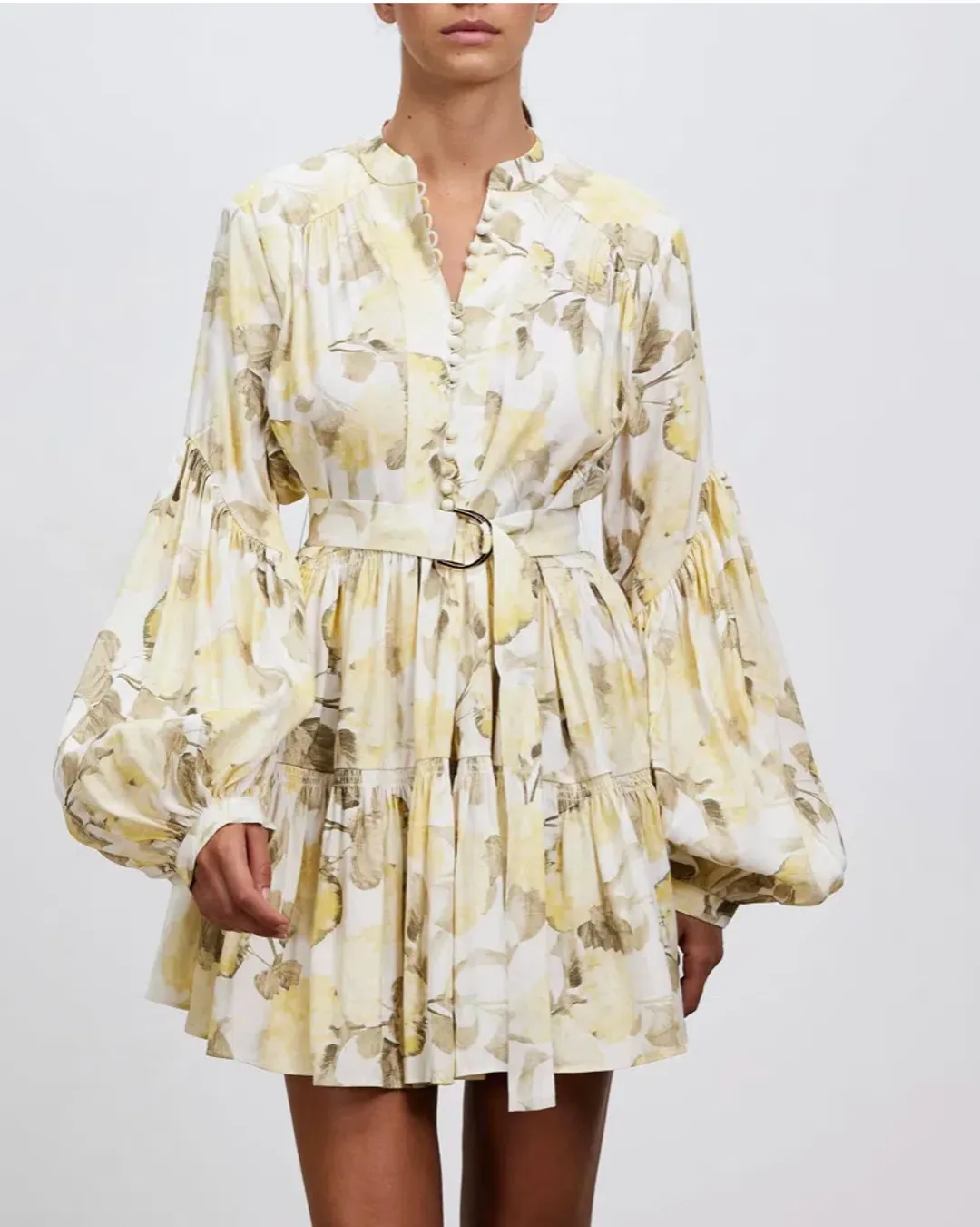 Acler Somerset Dress Hydrangea Floral Size 10 for rent on The Volte - main image