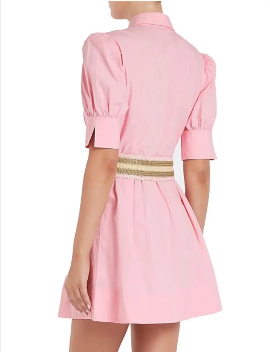 Rebecca Vallance Sommer Mini Dress Pink Size 10 for rent on The Volte - main image