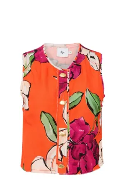 Aje Bessie Shell Top and Dazzling Floral Wide Leg Pant Set Floral Size 14 for rent on The Volte - image 5