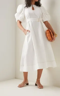 Acler Harlow Dress in Ivory Size 14 for rent on The Volte - image 4