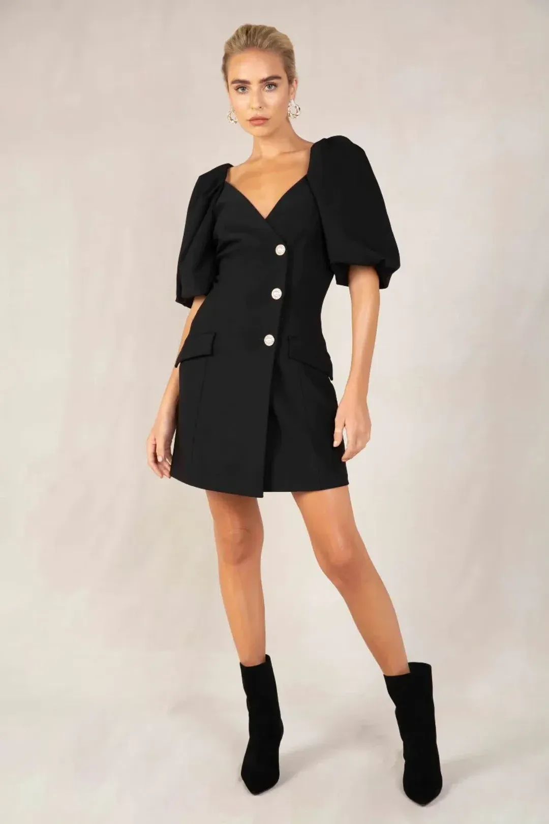 Misha Chanel Dress Black Size 10 for rent on The Volte - main image