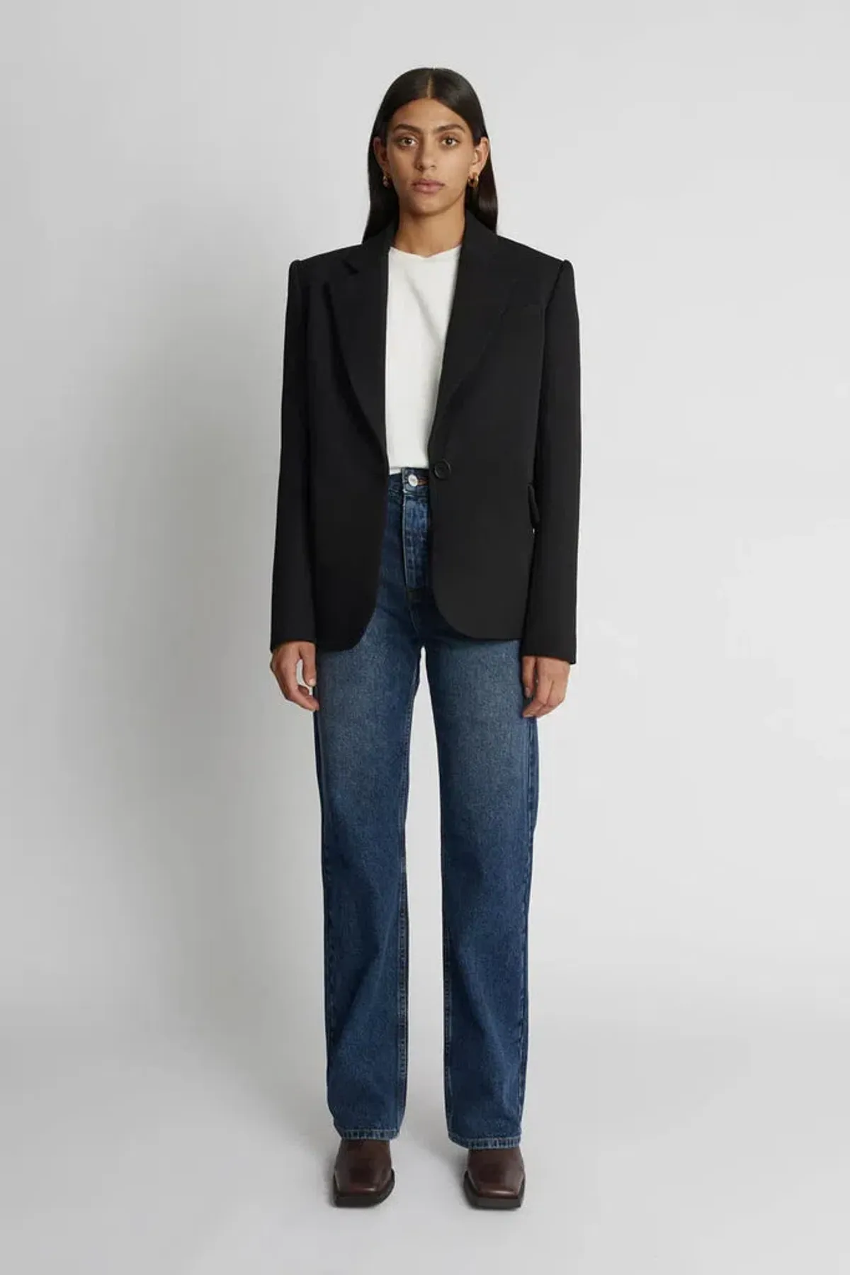 Camilla and Marc Grayson Blazer Black Size 14 for rent on The Volte - main image