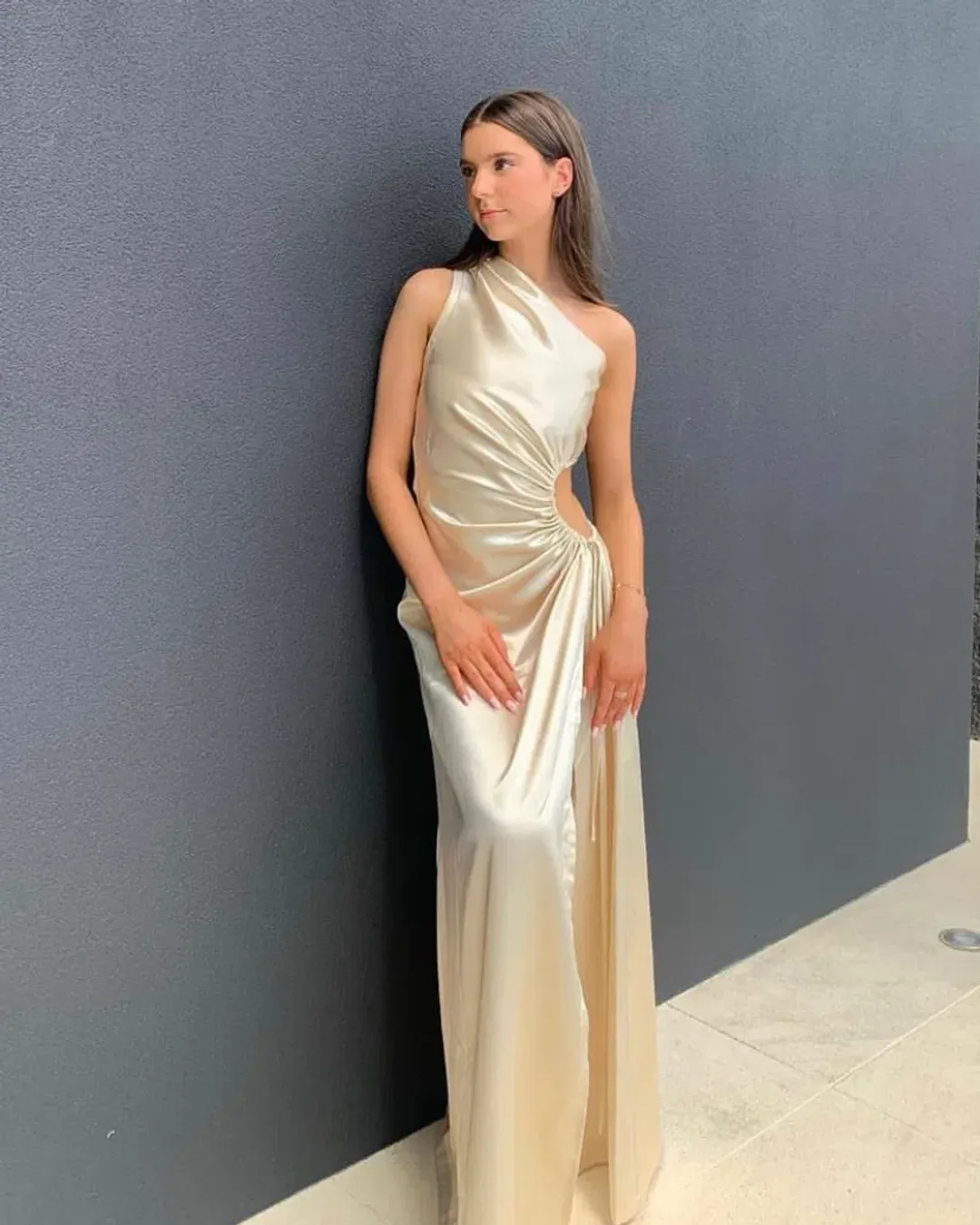 Sonya Moda Nour Maxi Dress Pearl Size 8 for rent on The Volte - main image