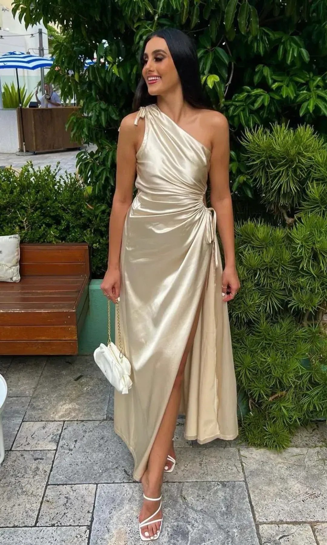 Sonya Moda Nour Maxi Dress Pearl Size 8 for rent on The Volte - main image
