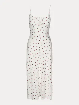 Realisation Par The Alba White Strawberry Midi Dress Size S/AU 8 for rent on The Volte - image 3