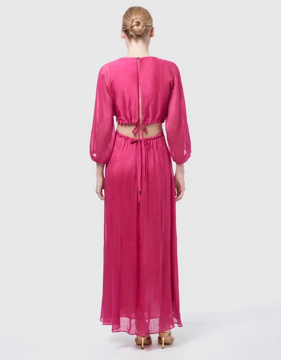 Manning Cartell Lyrical Colours Maxi Dress Pink Size 8 for rent on The Volte - main image
