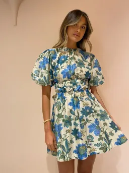 Sir the Label Celia Open Back Mini Dress Marguerite Floral Size AU 12 for rent on The Volte - image 5