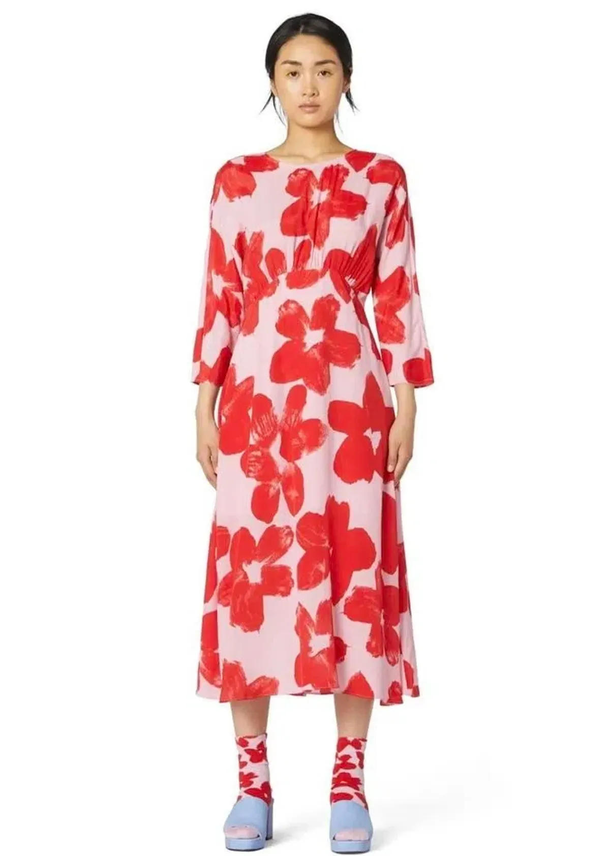 Gorman Poppy Long Dress Floral Size 8 for rent on The Volte - main image