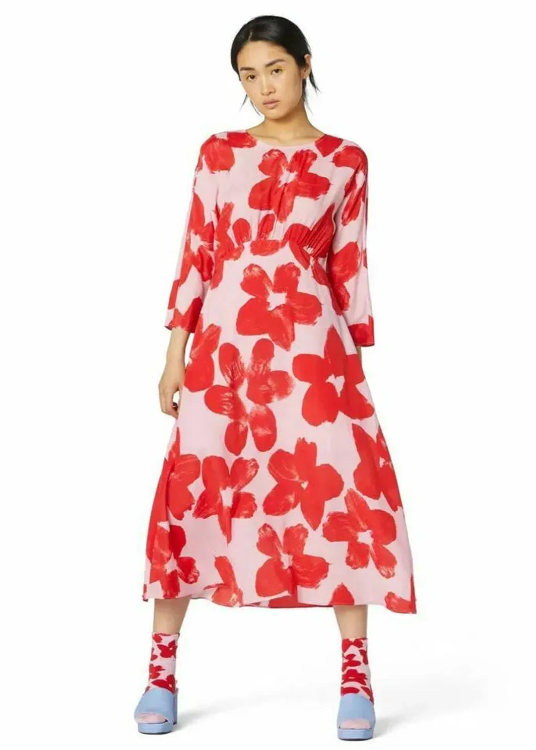 Gorman Poppy Long Dress Floral Size 8 for rent on The Volte - main image