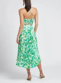 Sheike Kyoto Crop Top and Midi Skirt Set Floral Size 8 for rent on The Volte - image 2