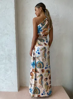 Sonya Moda Nour Seashelle Dress Print Size 12 for rent on The Volte - image 4