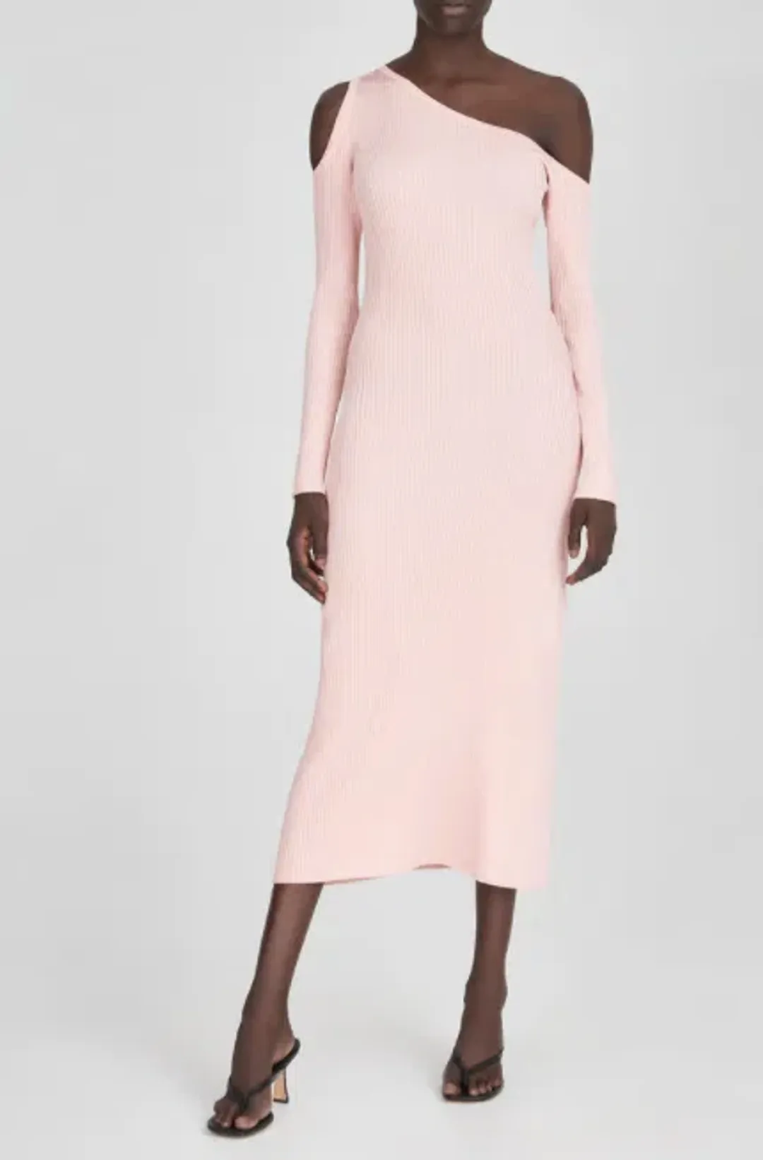 Significant Other Belle Knit Dress in Light Musk Size 10 for rent on The Volte - main image