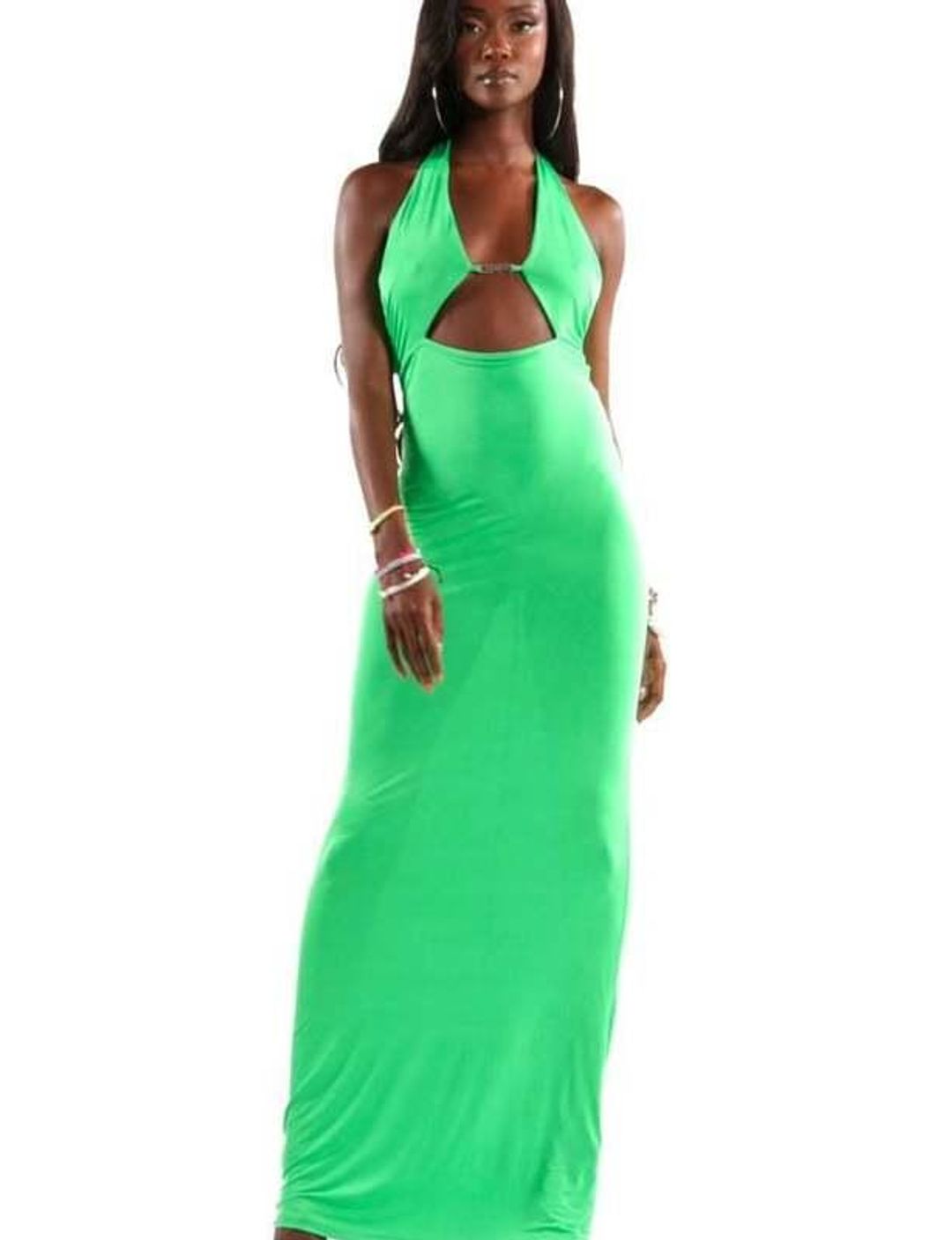 I. AM. GIA Leska Dress Green Size 8 for rent on The Volte - main image