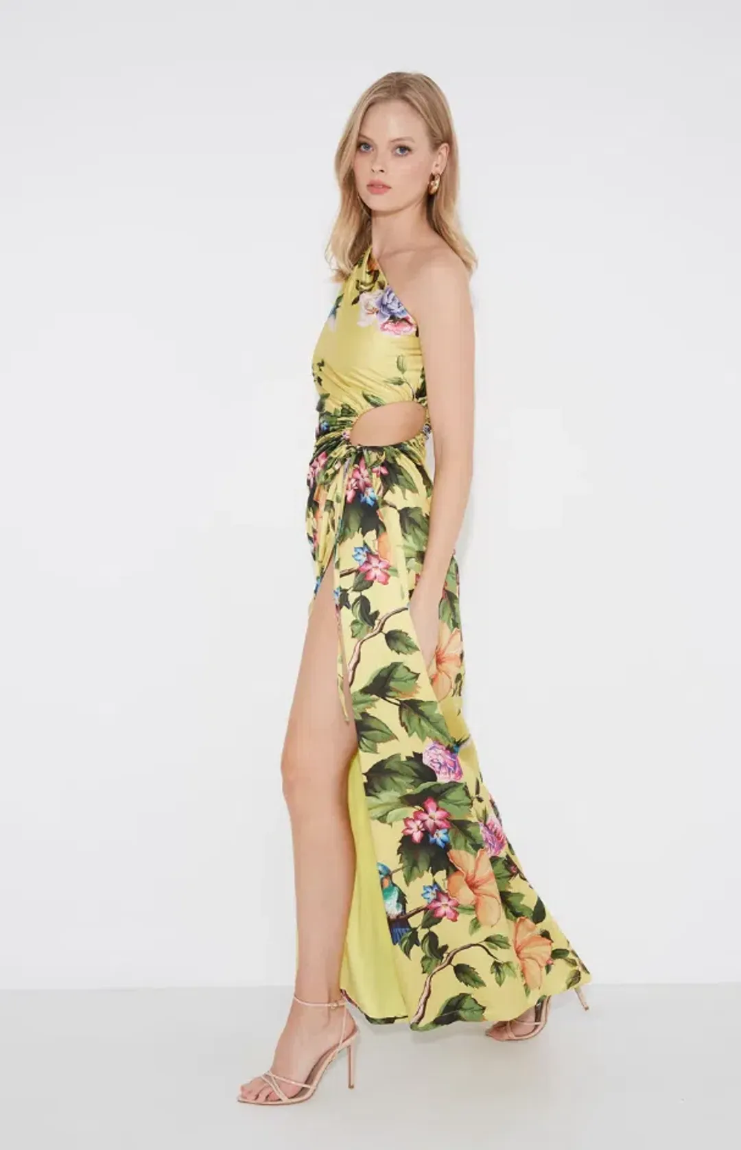 Sonya Moda Nour Maxi Dress Royal Botanica Size 12 / L for rent on The Volte - main image