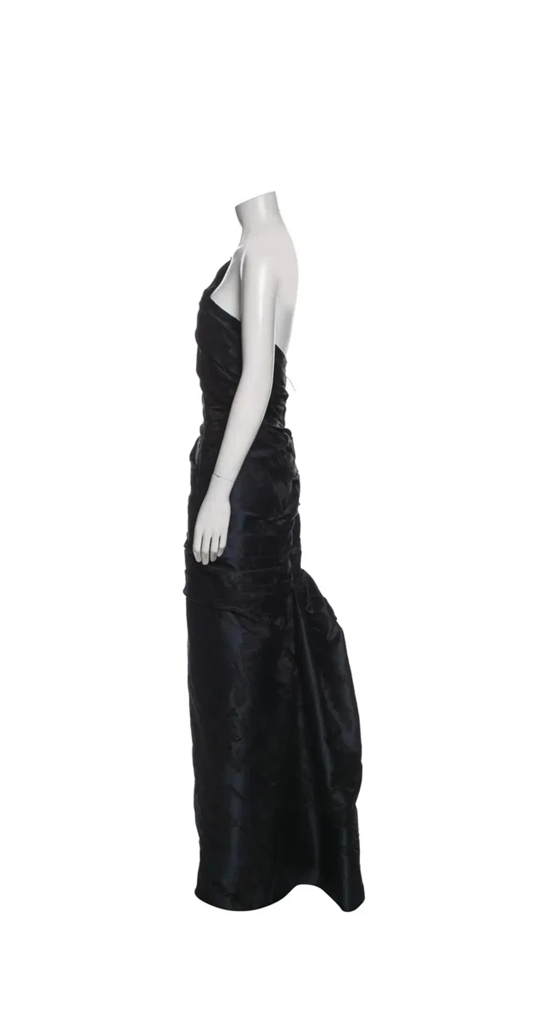 J. Mendel Paris Floor-Length Gown Navy Blue Size AU 12  for rent on The Volte - main image