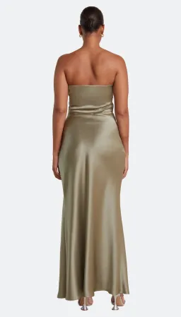Bec & Bridge Dreamer Strapless Dress in Sage Size 14 for rent on The Volte - image 2
