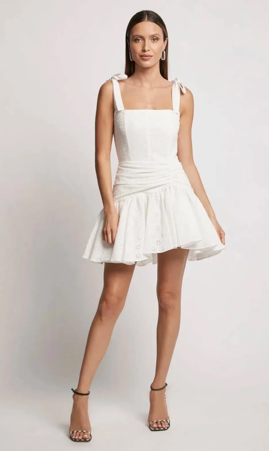 Sofia the Label Alaska Dress Mini Dress White Size 8 for rent on The Volte - main image