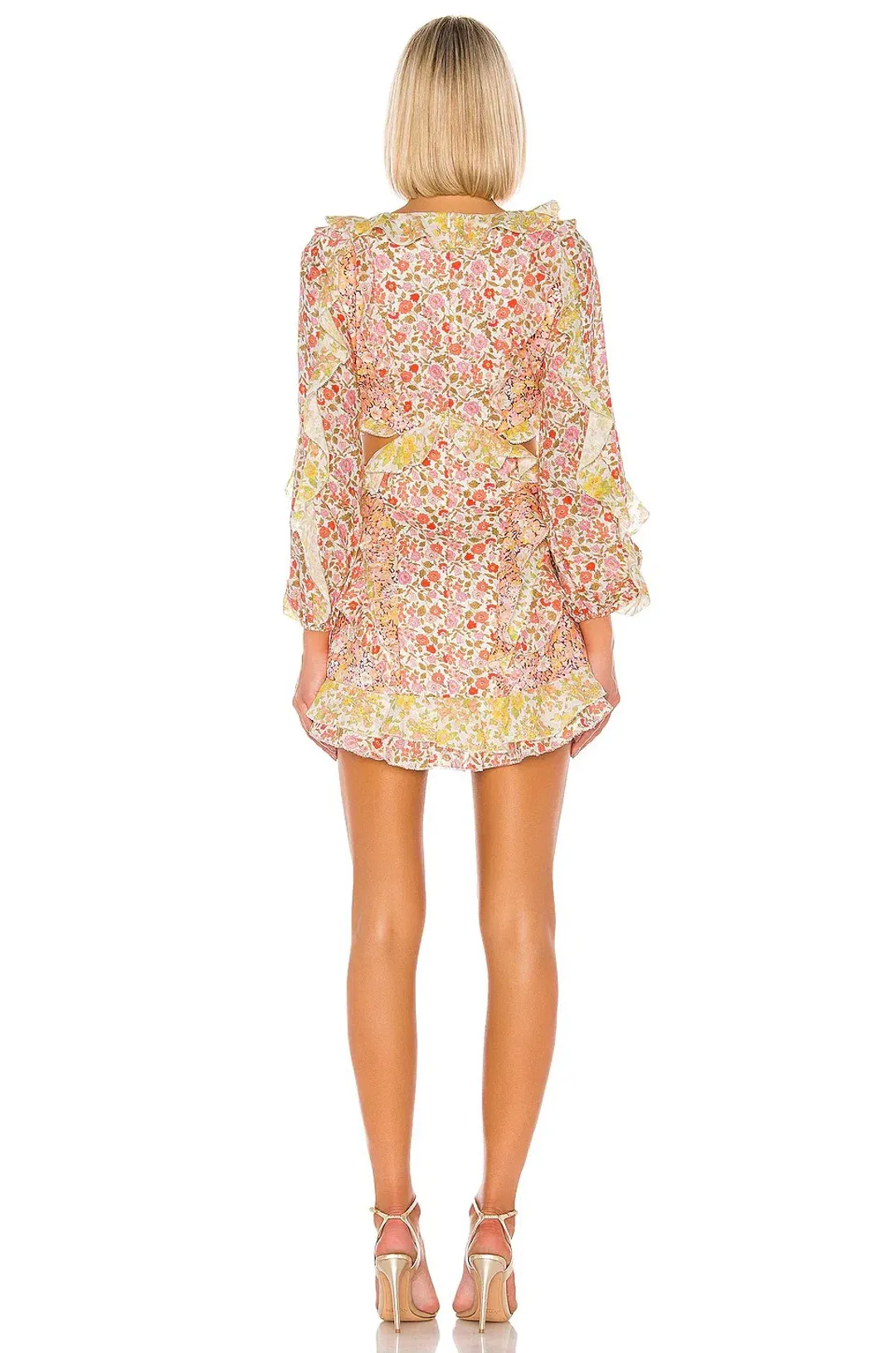 Zimmermann Goldie Splice Mini Dress Floral Size 0/AU 8 for rent on The Volte - main image