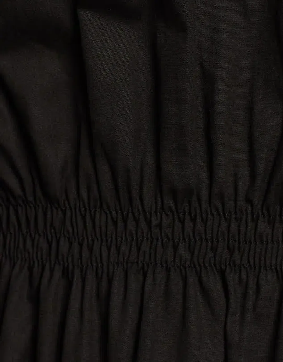 Aere Organic Cotton Poplin Midi Dress Black Size 8 for rent on The Volte - main image