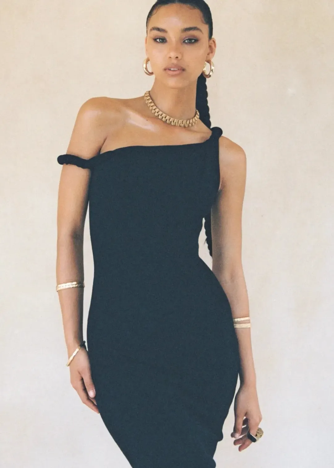 Johansen Official Poppy Dress Black Size XS for rent on The Volte - main image