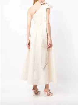 Rachel Gilbert Malea Midi Dress Stone Size AU 6 for rent on The Volte - image 3