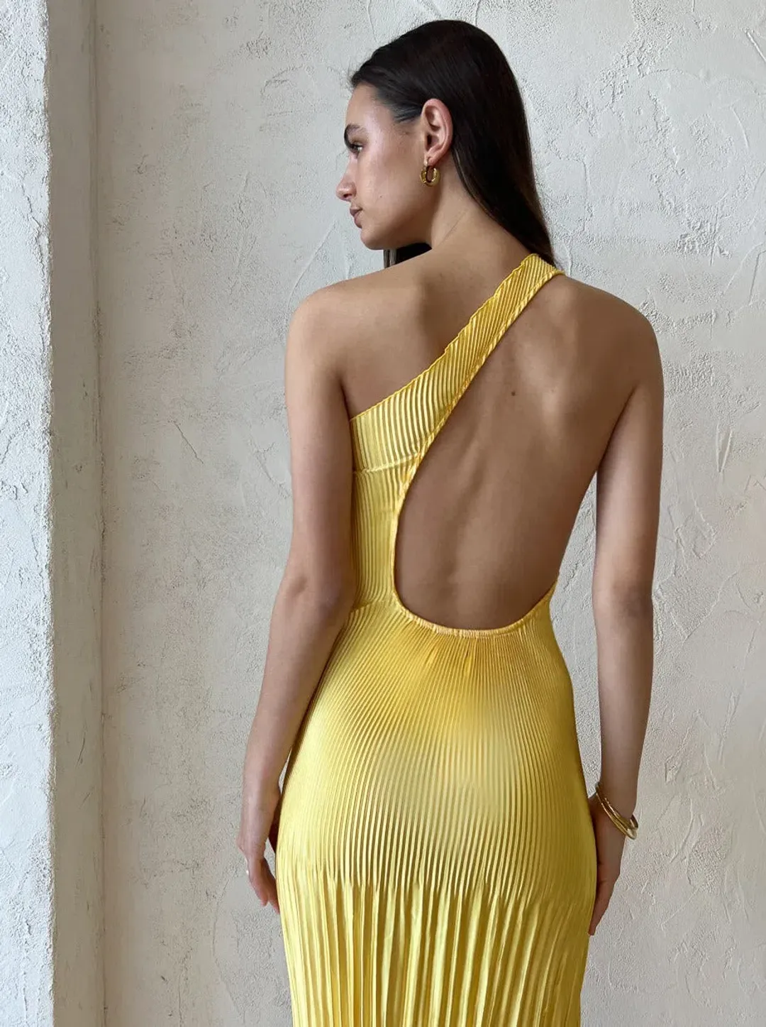 Lidee Naomi Gown Canary Yellow Size 8 for rent on The Volte - main image