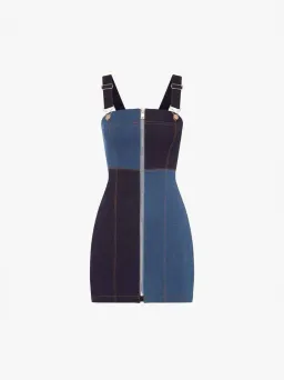 Alice McCall Hello It's Me Denim Patchwork Mini Dress Size 6 for rent on The Volte - image 4