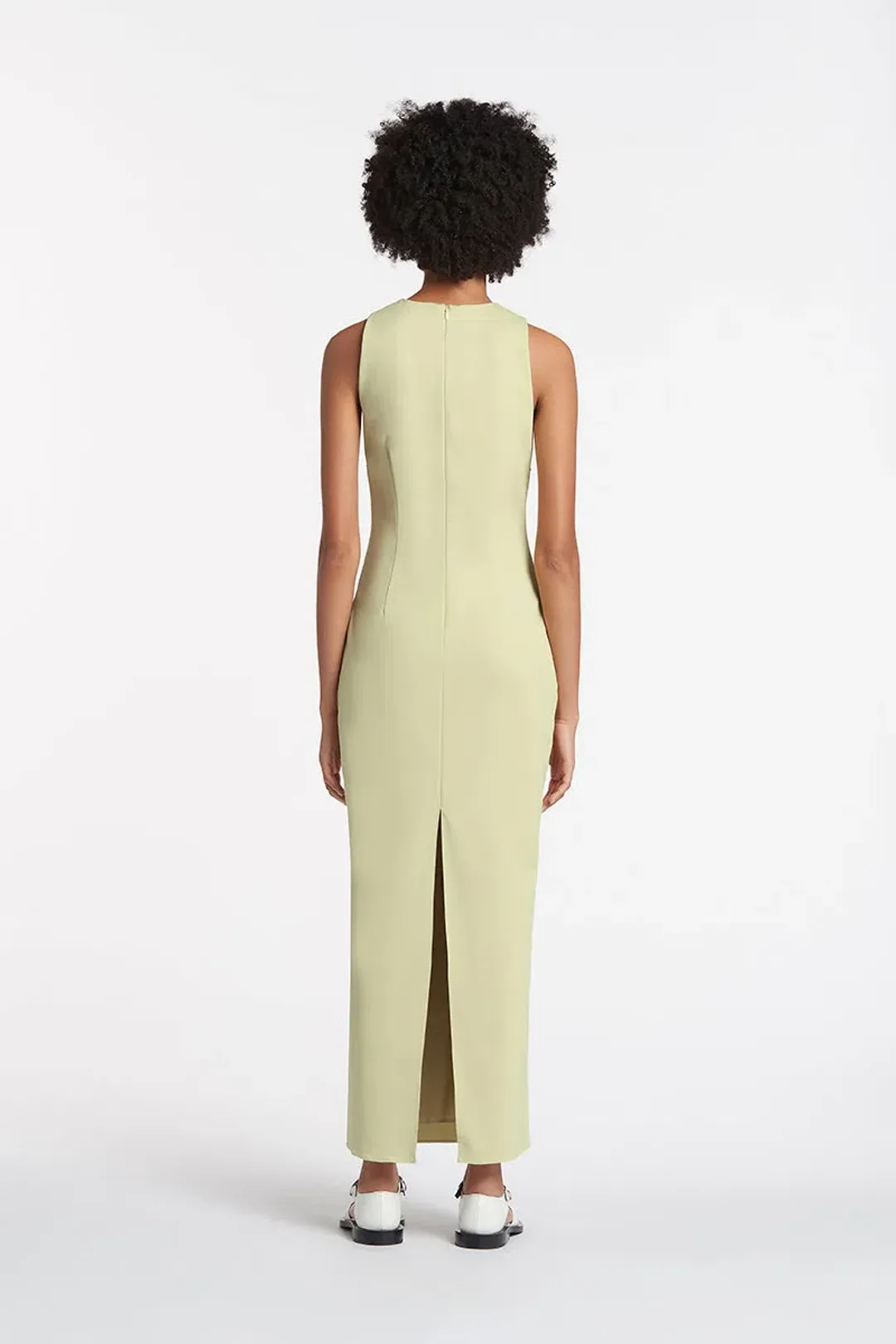Sir the Label Esther Midi Dress Green Size 0/Au 6-8 for rent on The Volte - main image