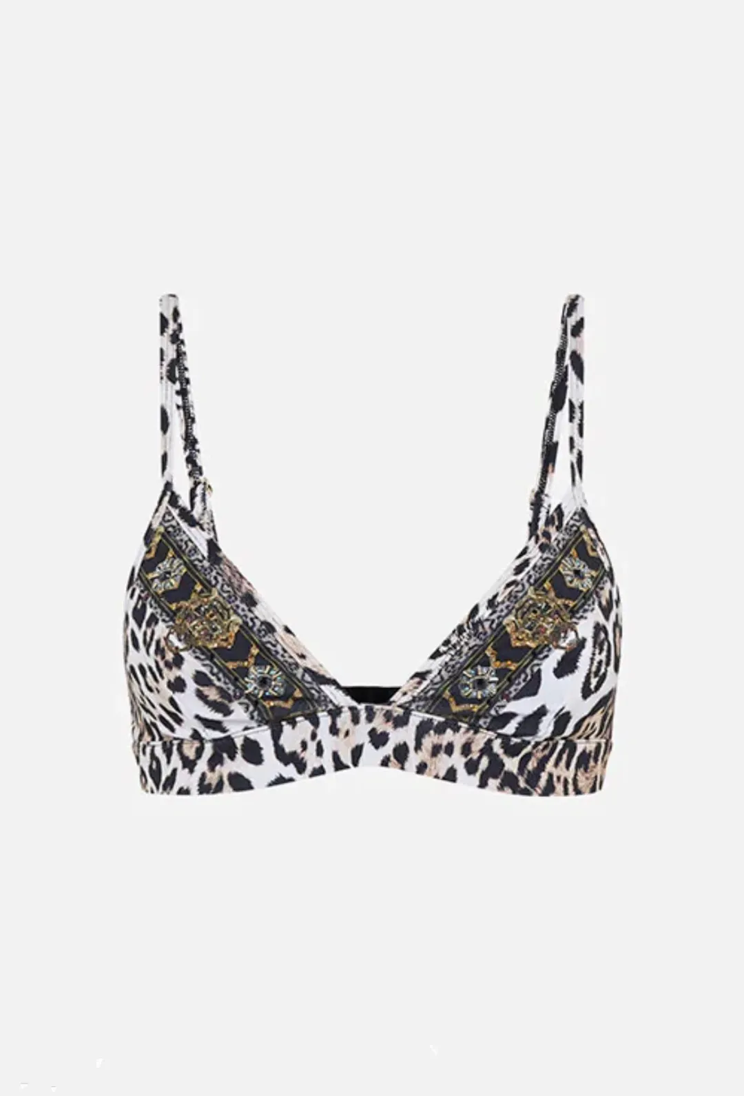 Camilla Jersey Turtleneck Tame My Tiger Black with Camilla Cool For Cats Soft Bra with Back Clip (AU16) for rent on The Volte - main image