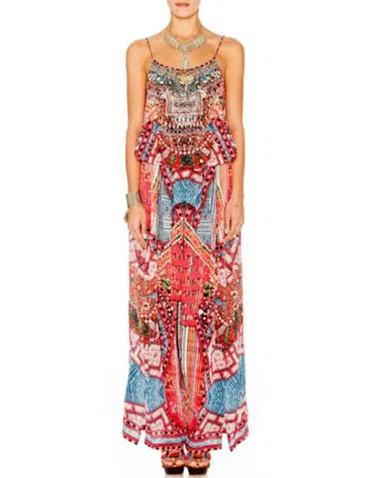 Camilla Fabric Of My Forebears Jumpsuit Size 10 for rent on The Volte - main image