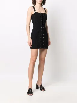 Dion Lee Laced Corset Mini Dress Black Size XS/Au 6 for rent on The Volte - image 2