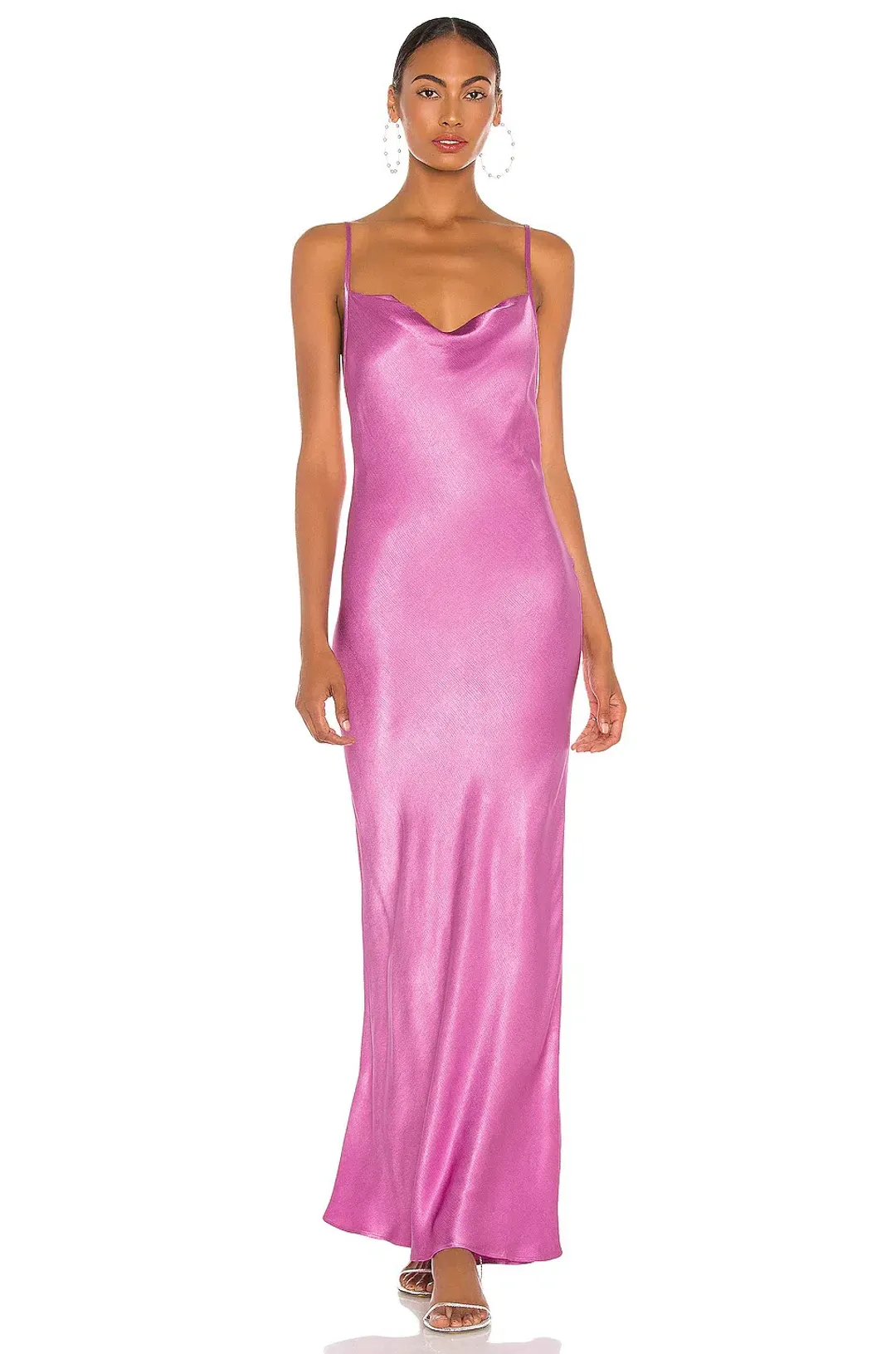 Bec & Bridge Lucie Maxi Dress Fuchsia Pink Size 8  for rent on The Volte - main image